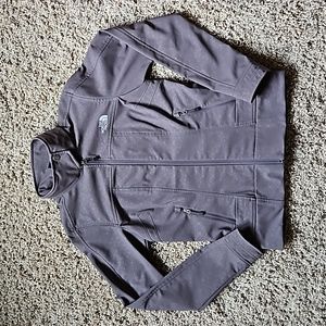 North Face Fleece Shell Jacket. Small, Grey